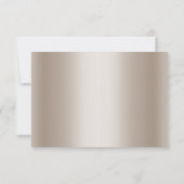 Bronzen ballon glans save the date kaart aankondig (Achterkant)