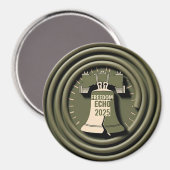 Bronzen Bel Magneet (Voorkant / Achterkant)