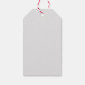 Bronzen bloem Congrats cadeaukaartje Cadeaulabel (Achterkant)