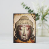 Bronzen Boeddha Briefkaart (Staand voorkant)