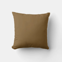 Bronzen Bruine Effen Kleur Minimalistisch Ontwerp Kussen