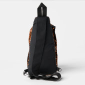Bronzen bruine nepschittert glinsterend Monogram Sling Bag (Achterkant)