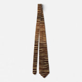 Bronzen Bruine Spuitverf Gouden Horizontaal Stropdas (Achterkant)