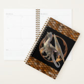 Bronzen Draak Metaal Schubben Planner (Display)