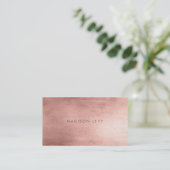 Bronzen dubbele lijn afspraakkaarten afsprakenkaartje (Staand voorkant)