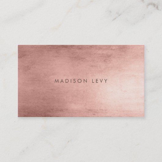 Bronzen dubbele lijn afspraakkaarten afsprakenkaartje (Voorkant)