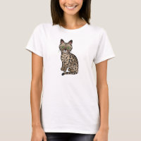 Bronzen Egyptische Mau Kat Lieve Cartoon Tekening