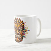 Bronzen Ember Mask Koffiemok (Voorkant rechts)