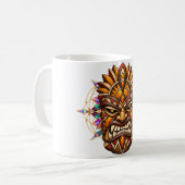 Bronzen Ember Mask Koffiemok (Voorkant links)