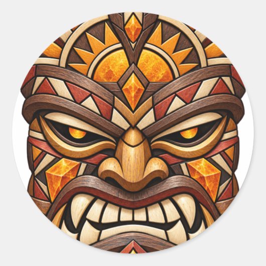 Bronzen Ember Mask Sticker (Voorkant)