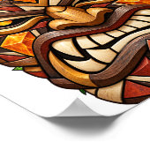 Bronzen Ember Masker Poster (Hoek)
