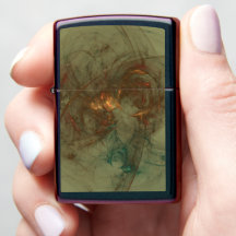 Bronzen en olijf abstracte kunst