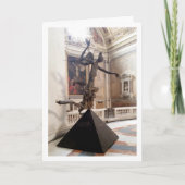 Bronzen engel sculptuur, Rome, Italië Kaart (Voorkant)