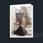 Bronzen engel sculptuur, Rome, Italië Kaart<br><div class="desc">Bronzen engel sculptuur,  Rome,  Italië Wenskaart. U kunt dit product gemakkelijk gratis aanpassen als u tekst wilt toevoegen of de achtergrondkleur wilt wijzigen.</div>