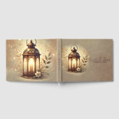 Bronzen Glowing Lantaarn Romantische Rustieke Brui Gastenboek (Volledig)