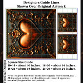  Bronzen Hartpaneel/Tegel EJ6 Decoupage Tissuepapier