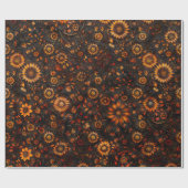 bronzen herfst cadeaupapier (Vlak)