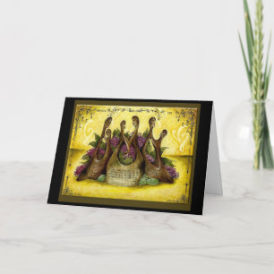 Bronzen huwelijksjubileum cadeaukaart 8 jaar kaart