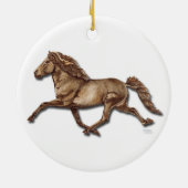 Bronzen IJslands Keramisch Ornament (Achterkant)