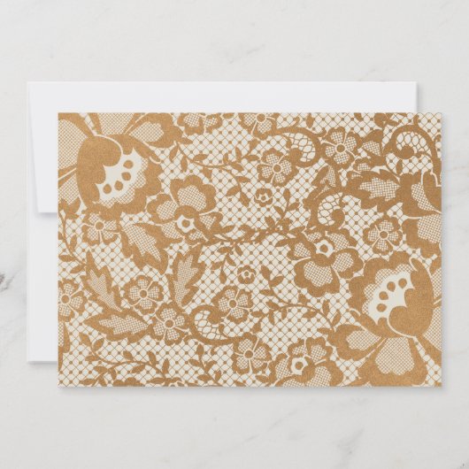 Bronzen Kant 100e verjaardag Uitnodiging (Achterkant)