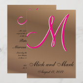 Bronzen Koper Pecan Eik Aanpasbaar Donker Kaart (Voorkant / Achterkant)