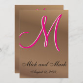 Bronzen Koper Pecan Eik Aanpasbare Donker Kaart (Voorkant / Achterkant)