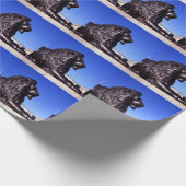 Bronzen Leeuw Trafalgar Square Cadeaupapier (Hoek)