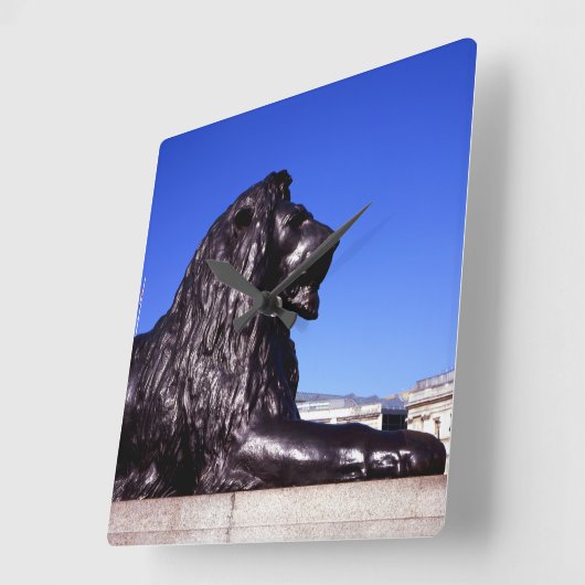 Bronzen Leeuw Trafalgar Square Vierkante Klok (Hoek)