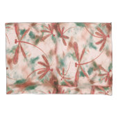 Bronzen libellen op Green Splash Kussensloop (Voorkant)