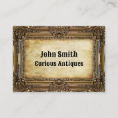 Bronzen lijst - Visitekaartje (Achterkant)