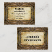 Bronzen lijst - Visitekaartje (Voorkant / Achterkant)