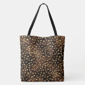 Bronzen luipaard tote bag (Achterkant)