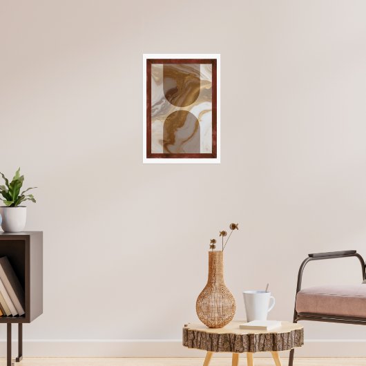 Bronzen Magnetisme Poster (Woonkamer 3)