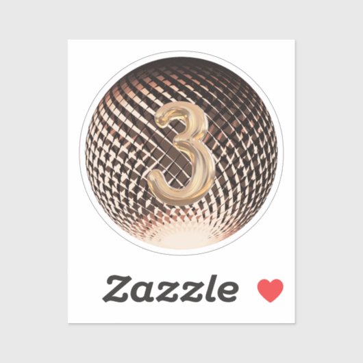 Bronzen medaille, 3e plaats winnaar sticker (Vel)