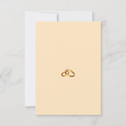 Bronzen Monogram Save the Date (Achterkant)