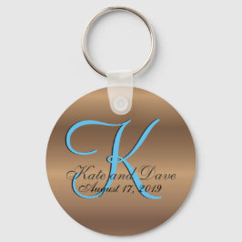 Bronzen Monogram Verbazingwekkend Fab Sleutelhanger