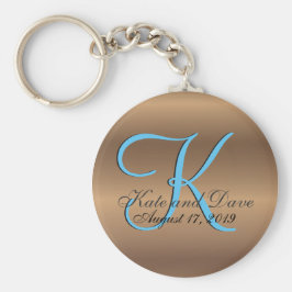 Bronzen Monogram Verbazingwekkend Fab Sleutelhanger