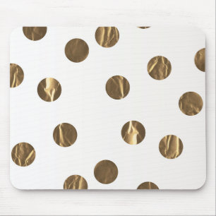 Bronzen Nepglans Stippen Modern Trendy Chic Muismat