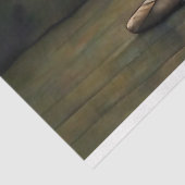 Bronzen Olie Sierlijke Ballerina Decoupage Tissuepapier (Detail)