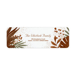 Bronzen Palm Sienna Monstera Goud Botanisch Etiket