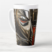 Bronzen Profiel Kunst Latte Mok (Linkerhoek)