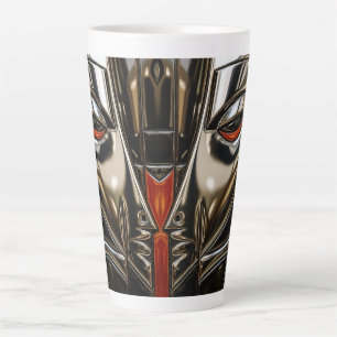 Bronzen Profiel Kunst Latte Mok