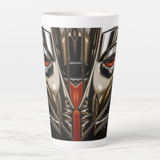 Bronzen Profiel Kunst Latte Mok (Voorkant)
