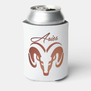 Bronzen Ram Aries Dierenriem Blikjeskoeler