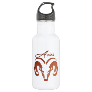 Bronzen Ram Aries Dierenriem Waterfles