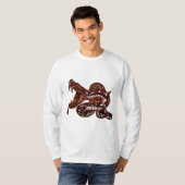 Bronzen Slang T-shirt (Voorkant volledig)