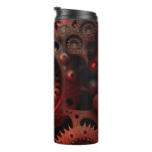 Bronzen Steampunk Mandelbrot Fractal Thermosbeker (Geroteerd rechts)