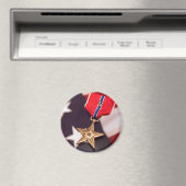 bronzen stermagneet magneet (Insitu (Vaatwasser))