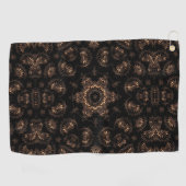 Bronzen Tijd Mandala Golfhanddoek (Horizontaal)