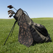 Bronzen Tijd Mandala Golfhanddoek (Groen)